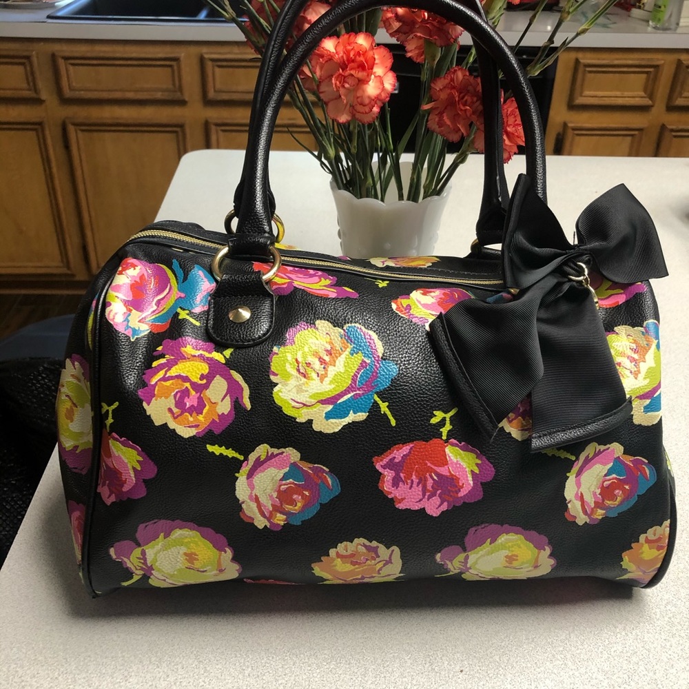 Betsy Johnson floral purse